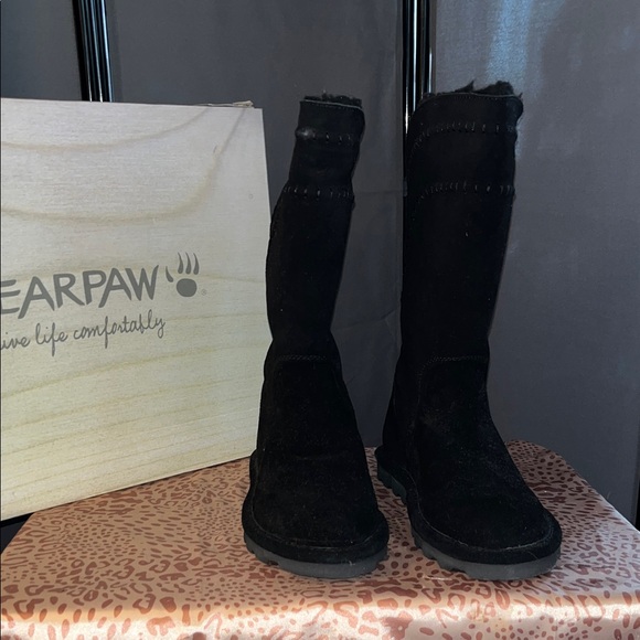 BearPaw Shoes - BearPaw Women's Suede Black Winter Boots